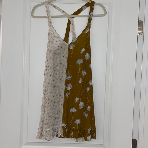 Women’s Free People Floral Multicolor Flowy Tunic Top XS - Picture 4 of 9